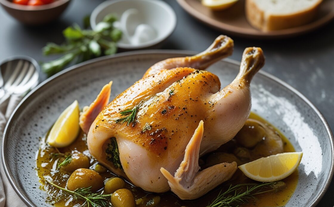 pollo al ajillo receta